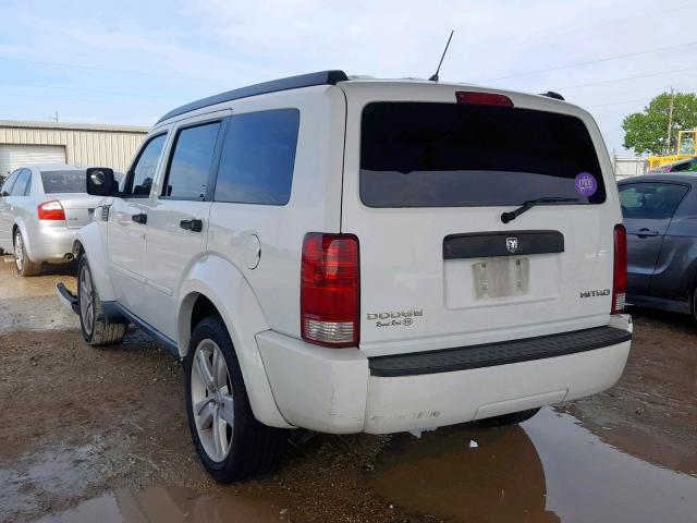 1D4PT4GK0BW597481 - 2011 DODGE NITRO HEAT WHITE photo 3