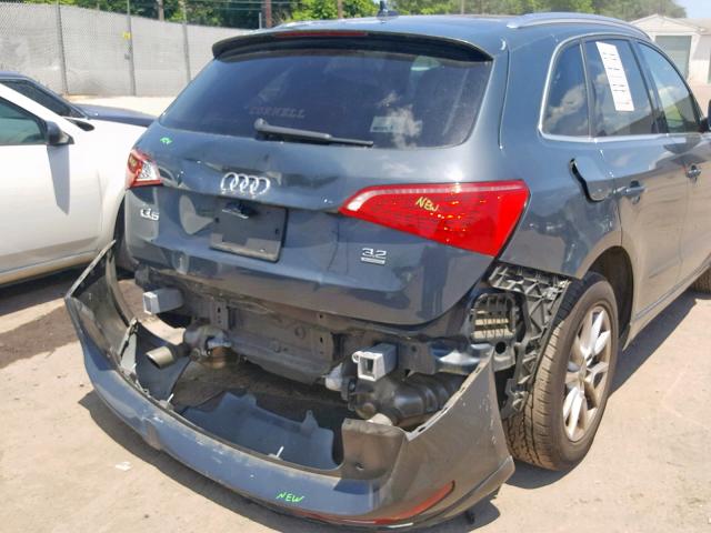 WA1KK78R29A017057 - 2009 AUDI Q5 3.2 GRAY photo 9