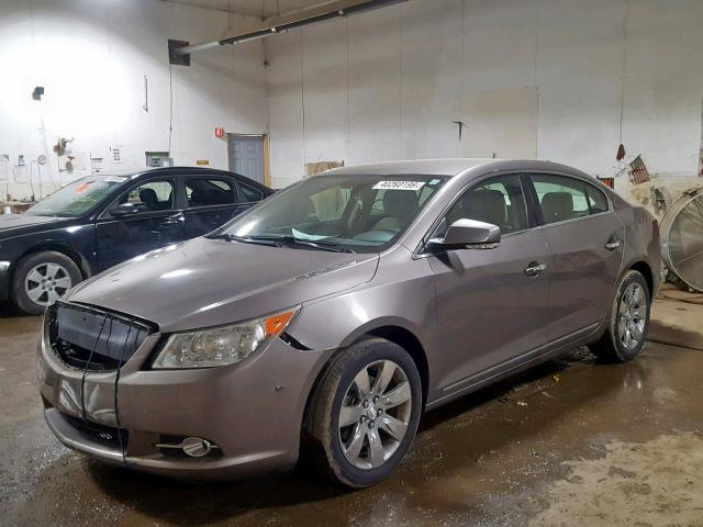 1G4GC5ED3BF170136 - 2011 BUICK LACROSSE C GRAY photo 2