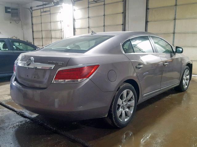 1G4GC5ED3BF170136 - 2011 BUICK LACROSSE C GRAY photo 4