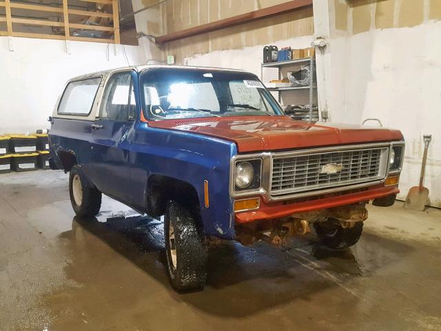 CKY184F126595 - 1974 CHEVROLET BLAZER TWO TONE photo 1