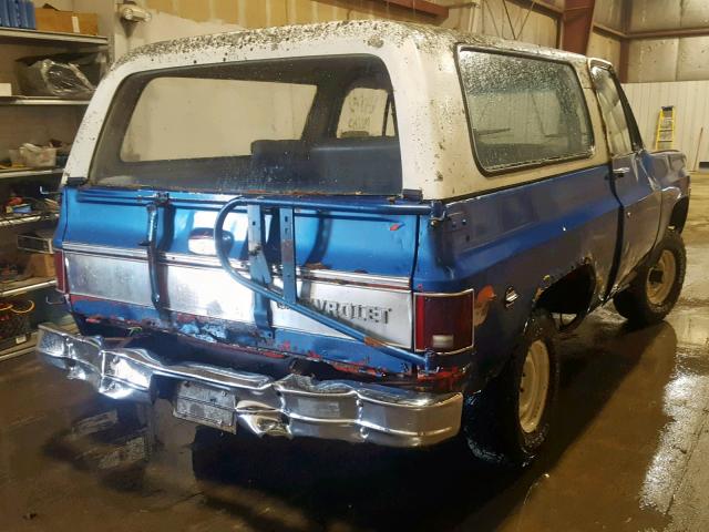 CKY184F126595 - 1974 CHEVROLET BLAZER TWO TONE photo 4