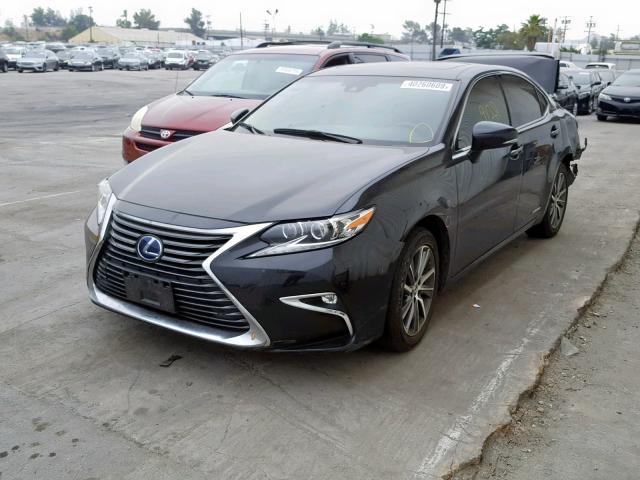 JTHBW1GG0H2137261 - 2017 LEXUS ES 300H BLACK photo 2