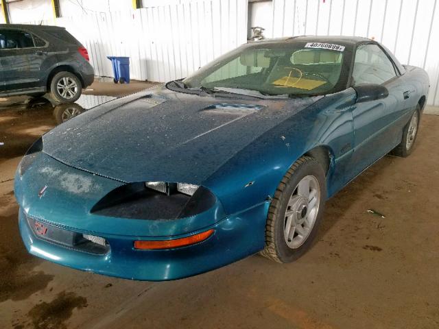 2G1FP22PXR2143537 - 1994 CHEVROLET CAMARO Z28 BLUE photo 2