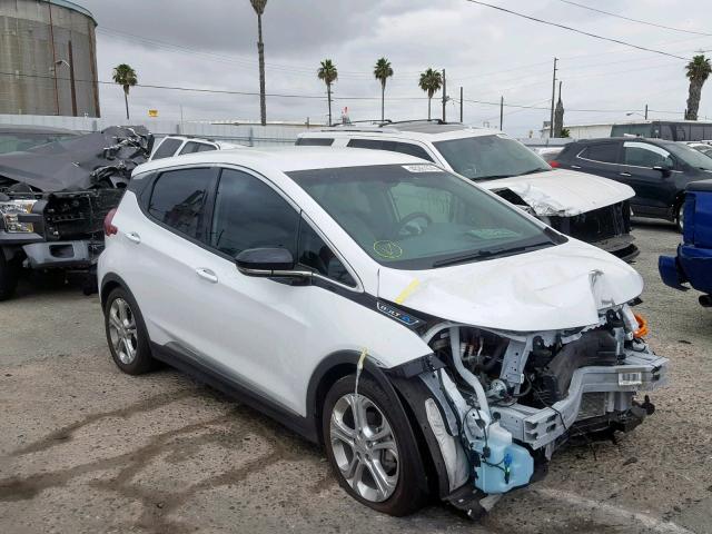 1G1FW6S04J4137423 - 2018 CHEVROLET BOLT EV LT WHITE photo 1