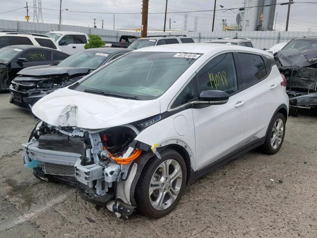 1G1FW6S04J4137423 - 2018 CHEVROLET BOLT EV LT WHITE photo 2