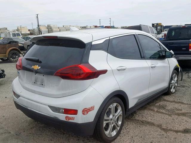 1G1FW6S04J4137423 - 2018 CHEVROLET BOLT EV LT WHITE photo 4