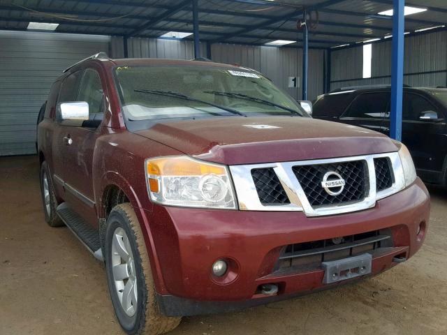 5N1BA0NC1BN612539 - 2011 NISSAN ARMADA SV MAROON photo 1