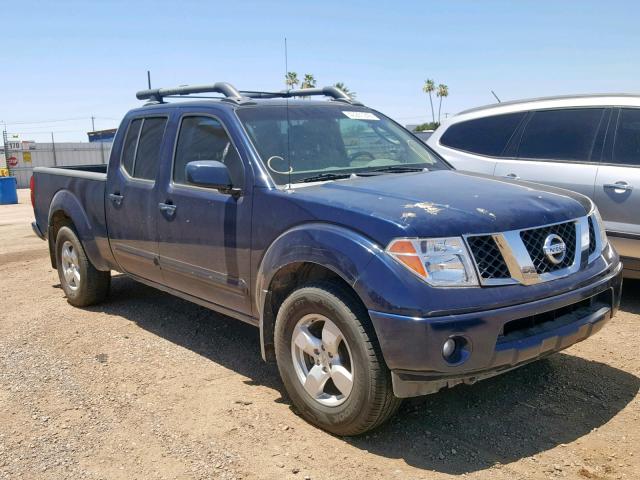 1N6AD09W17C439083 - 2007 NISSAN FRONTIER C BLUE photo 1