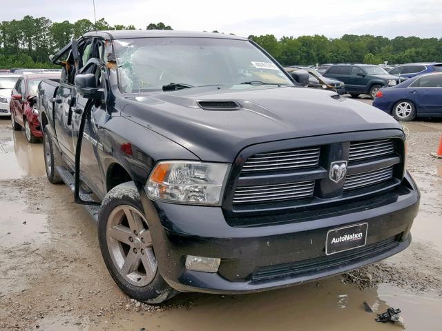 1C6RD7MT3CS315612 - 2012 DODGE RAM 1500 S BLACK photo 1