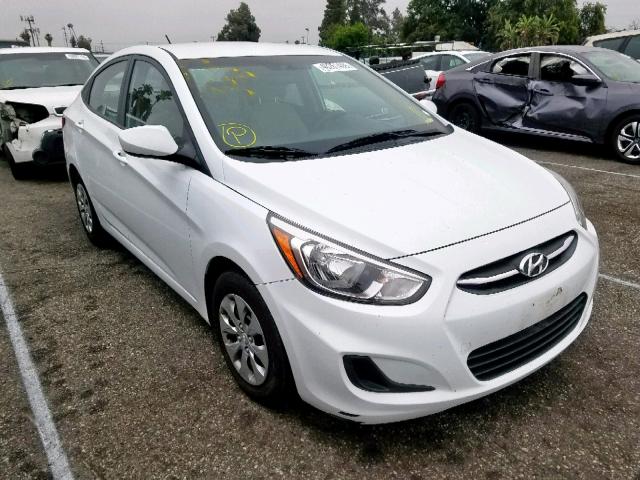 KMHCT4AE7GU127798 - 2016 HYUNDAI ACCENT SE WHITE photo 1