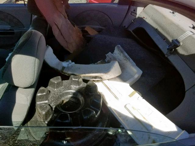 KL1TD52675B495560 - 2005 CHEVROLET AVEO BASE Қызыл фото 6