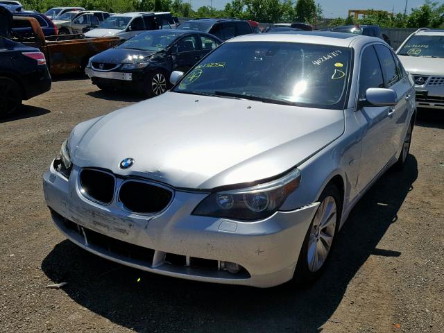 WBANA53514B172052 - 2004 BMW 525 I SILVER photo 2