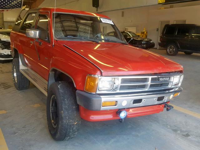 JT3RN63WXK0238585 - 1989 TOYOTA 4RUNNER RN RED photo 1