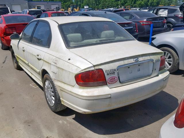 KMHWF25S95A119273 - 2005 HYUNDAI SONATA GL WHITE photo 3