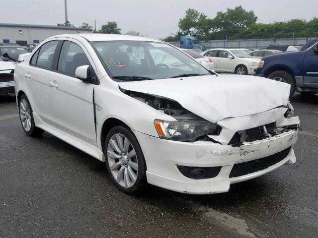 JA32U8FW1BU020372 - 2011 MITSUBISHI LANCER GTS WHITE photo 1