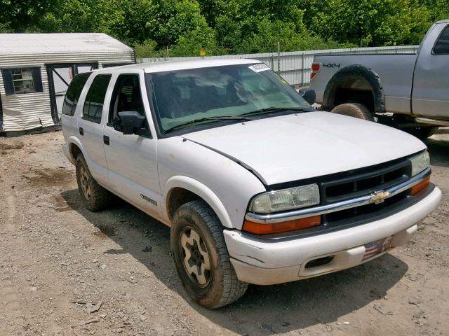 1GNDT13X35K119137 - 2005 CHEVROLET BLAZER WHITE photo 1