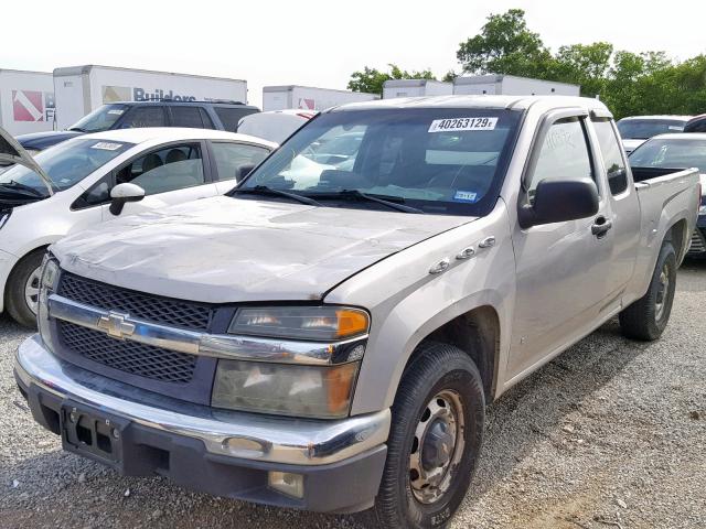 1GCCS198268280763 - 2006 CHEVROLET COLORADO TAN photo 2