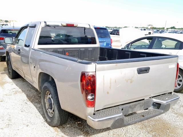 1GCCS198268280763 - 2006 CHEVROLET COLORADO TAN photo 3