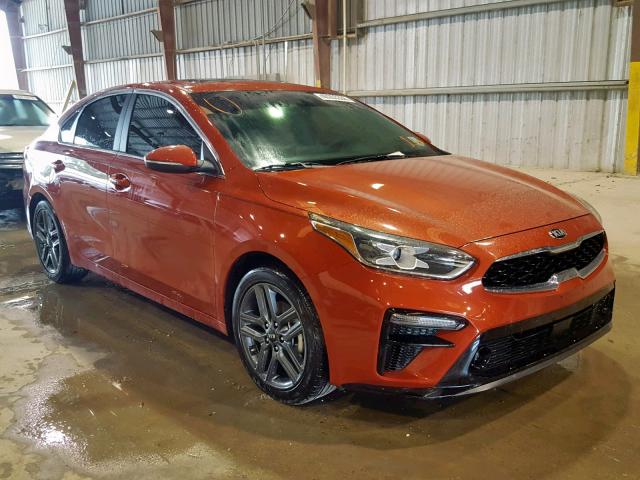 3KPF54AD0KE061220 - 2019 KIA FORTE EX ORANGE photo 1