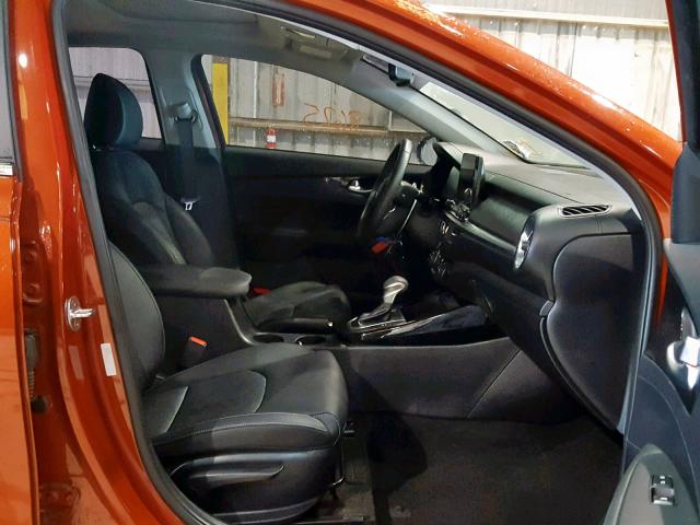 3KPF54AD0KE061220 - 2019 KIA FORTE EX ORANGE photo 5