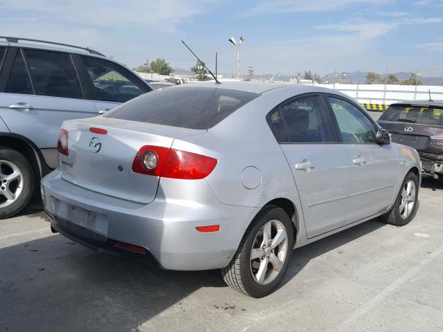 JM1BK32G561541160 - 2006 MAZDA 3 I SILVER photo 4