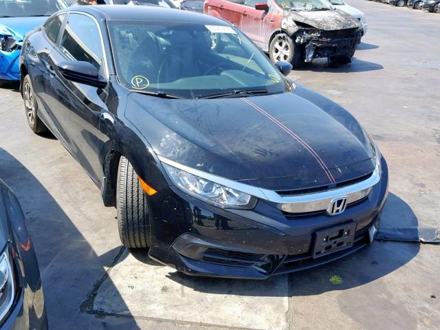 2HGFC4B58JH307903 - 2018 HONDA CIVIC LX BLACK photo 1