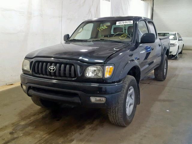 5TEGN92N53Z260556 - 2003 TOYOTA TACOMA DOU CHARCOAL photo 2