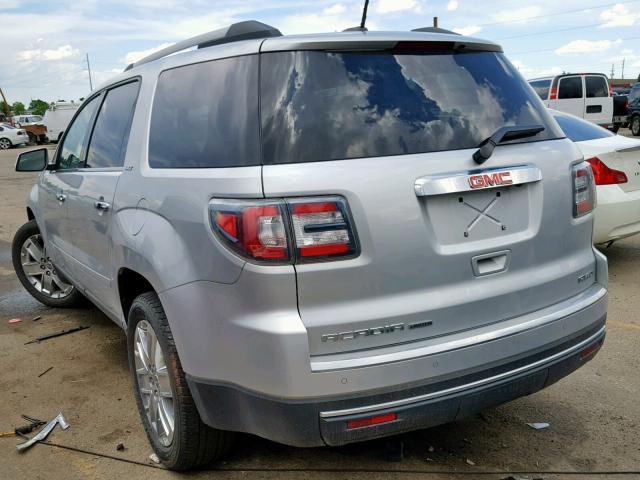 1GKKVSKD6HJ301047 - 2017 GMC ACADIA LIM SILVER photo 3