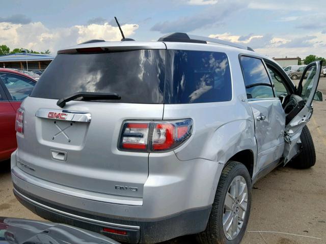 1GKKVSKD6HJ301047 - 2017 GMC ACADIA LIM SILVER photo 4