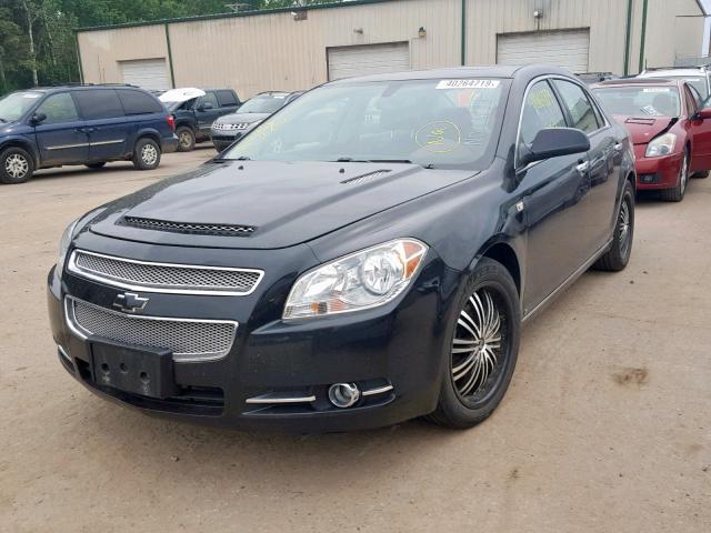 1G1ZK57758F166050 - 2008 CHEVROLET MALIBU LTZ შავი ფოტო 2