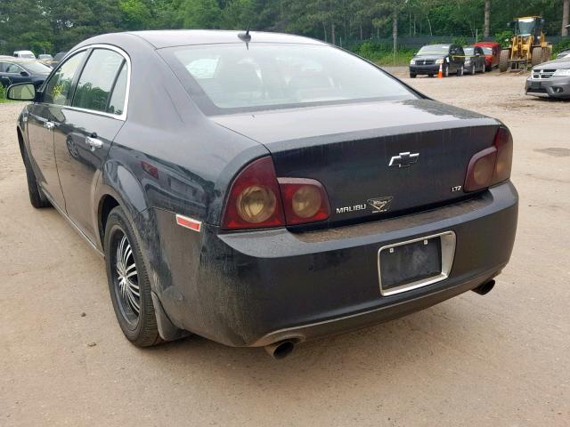 1G1ZK57758F166050 - 2008 CHEVROLET MALIBU LTZ შავი ფოტო 3