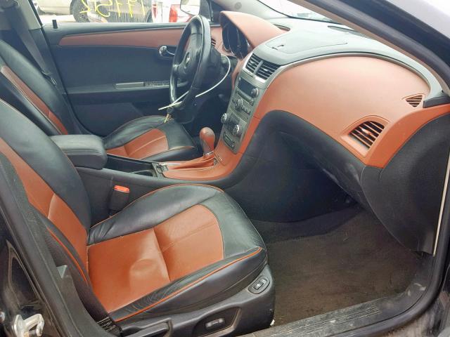 1G1ZK57758F166050 - 2008 CHEVROLET MALIBU LTZ შავი ფოტო 5
