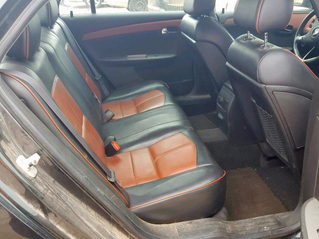 1G1ZK57758F166050 - 2008 CHEVROLET MALIBU LTZ შავი ფოტო 6