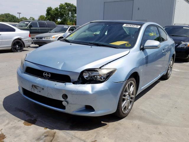 JTKDE177050044088 - 2005 TOYOTA SCION TC BLUE photo 2