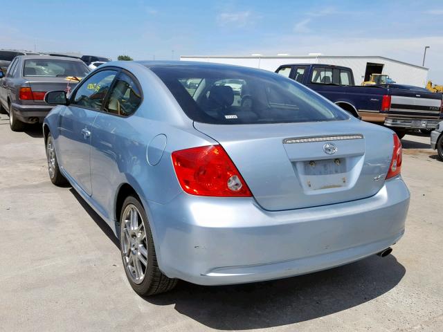 JTKDE177050044088 - 2005 TOYOTA SCION TC BLUE photo 3