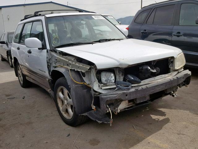 JF1SF65512H707682 - 2002 SUBARU FORESTER S WHITE photo 1