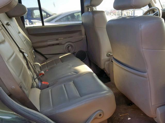 1J8HG48K38C205651 - 2008 JEEP COMMANDER GREEN photo 6