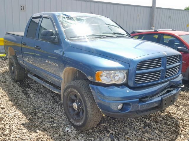 1D7KU28D34J140954 - 2004 DODGE RAM 2500 S ლურჯი ფოტო 1