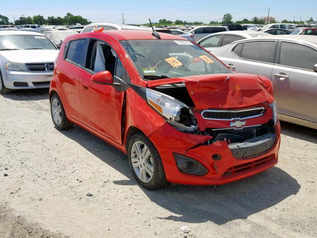 KL8CB6S94FC715580 - 2015 CHEVROLET SPARK LS RED photo 1