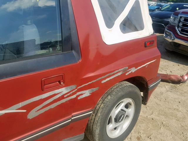 2CNBJ1869S6945183 - 1995 GEO TRACKER RED photo 10