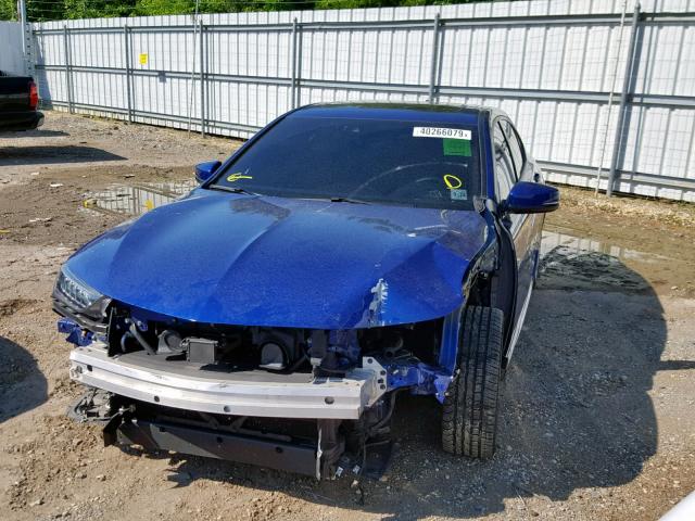 19UUB2F67JA003347 - 2018 ACURA TLX TECH+A BLUE photo 2