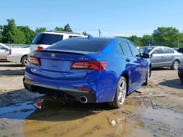 19UUB2F67JA003347 - 2018 ACURA TLX TECH+A BLUE photo 4
