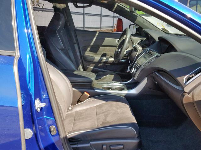 19UUB2F67JA003347 - 2018 ACURA TLX TECH+A BLUE photo 5