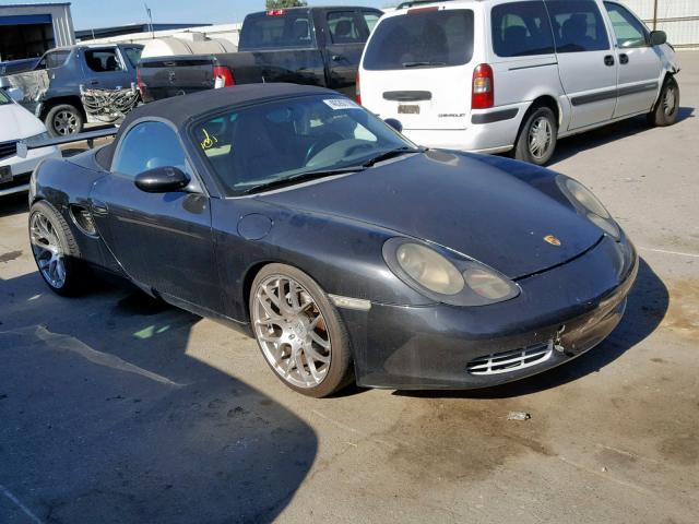 WP0CA29821U623628 - 2001 PORSCHE BOXSTER BLACK photo 1