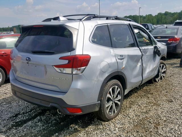 JF2SKAUC6KH465076 - 2019 SUBARU FORESTER L SILVER photo 4