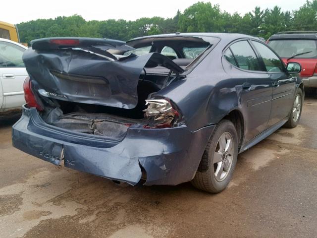 2G2WP552261154594 - 2006 PONTIAC GRAND PRIX BLUE photo 4