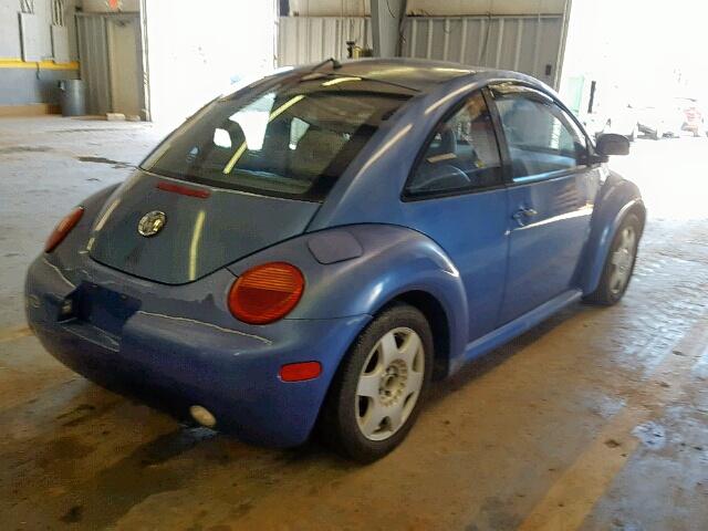 3VWCA21C6YM418552 - 2000 VOLKSWAGEN NEW BEETLE ლურჯი ფოტო 4