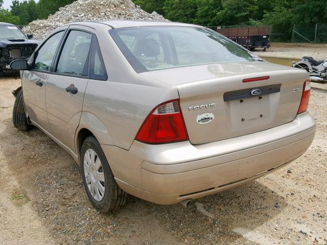 1FAFP34N06W103766 - 2006 FORD FOCUS ZX4 TAN photo 3