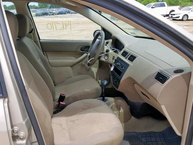 1FAFP34N06W103766 - 2006 FORD FOCUS ZX4 TAN photo 5